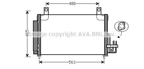 AVA QUALITY COOLING Конденсатор, кондиционер KA5204